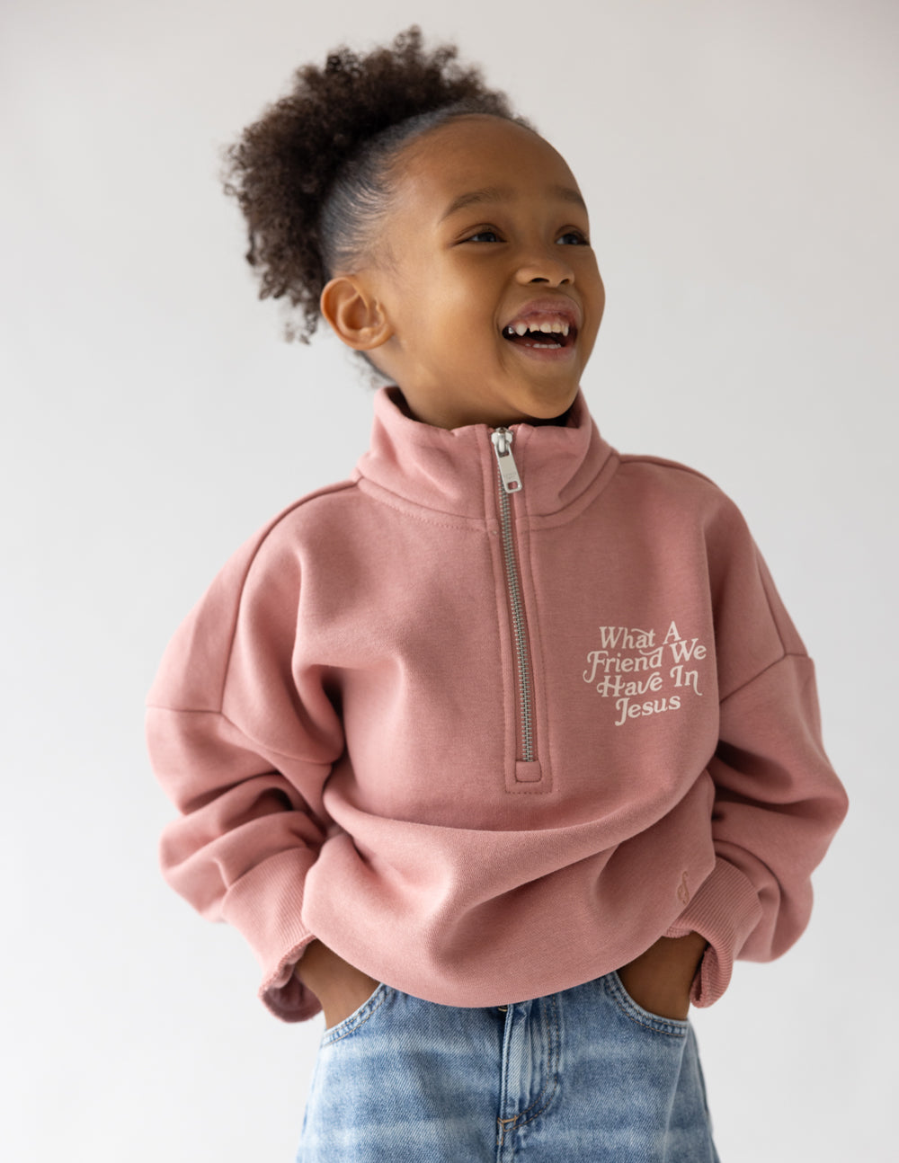 What a Friend in Jesus Kids Half-Zip