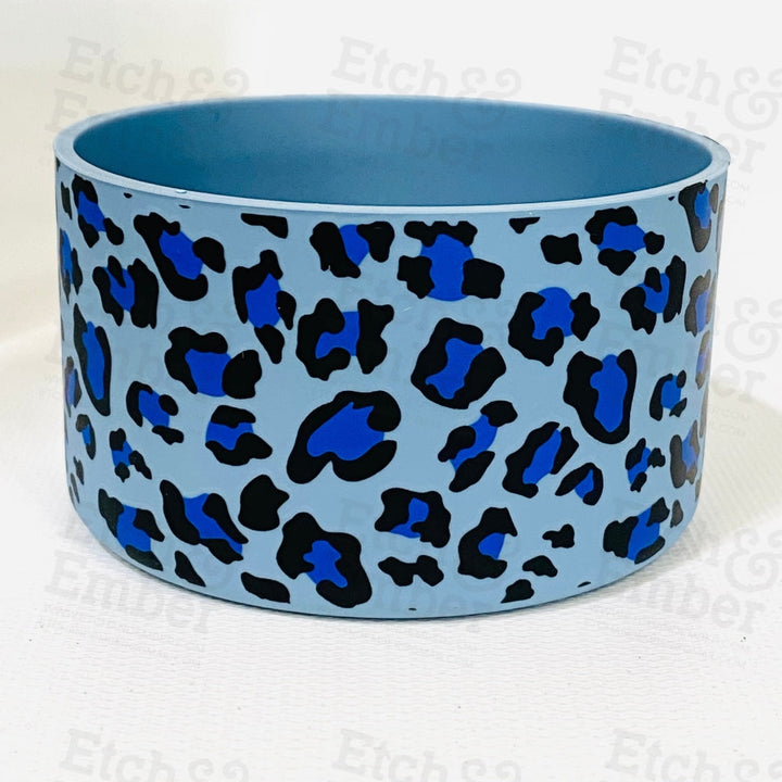 BLUE LEOPARD Tumbler Boot -fits 20-40oz