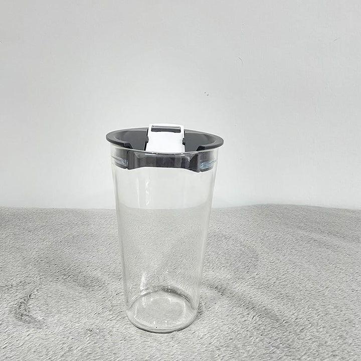 20oz Sublimation Glass Mug With Sub bottle Opener Lids (Clear or Frosted)