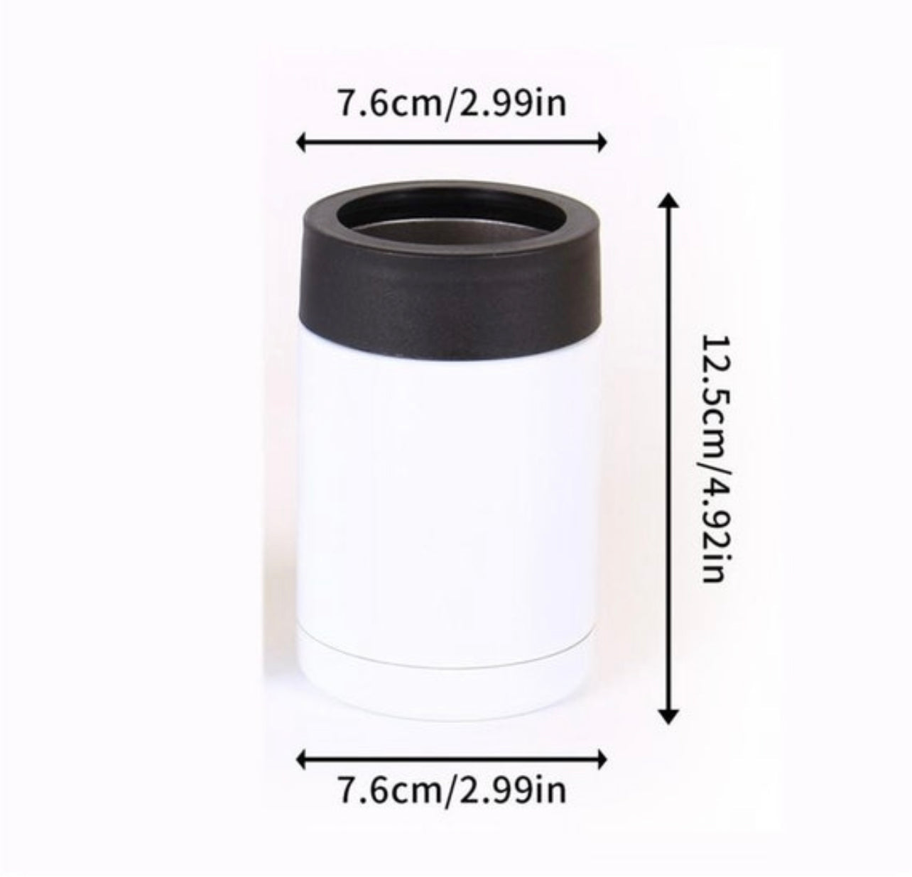 12oz Sublimation Tumbler Can Cooler Soda Beer Double-Wall Stainless Steel Vacuum Beer Holder for Standard Soda Cans