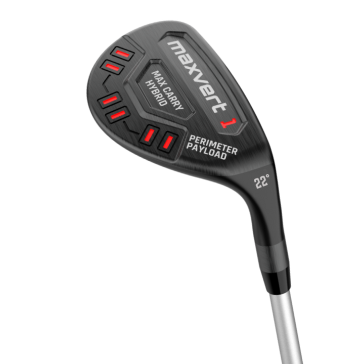 Maxvert 2 Driver and 3 Hybrids Bundle(18/22/26 Degree Hybrids)