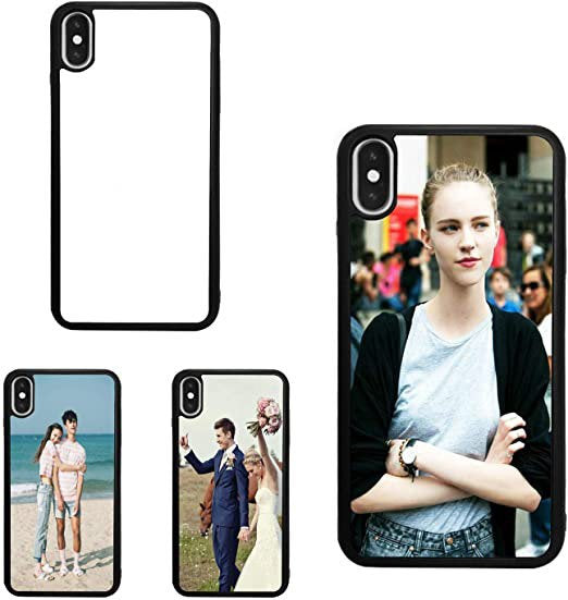 Sublimation Blank Apple iPhone X and XS Cell Phone cover TPU Non slip Black