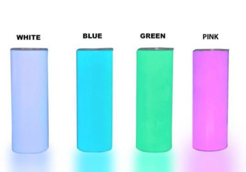 White, Blue, Green, Pink Sublimation Tumblers