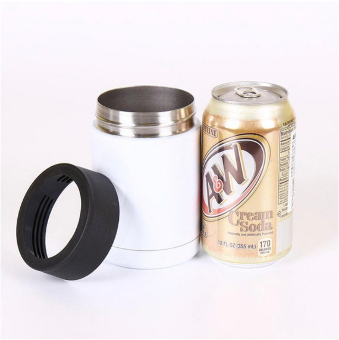 12oz Sublimation Tumbler Can Cooler Soda Beer Double-Wall Stainless Steel Vacuum Beer Holder for Standard soda Cans
